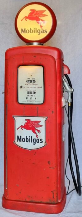 Tanksäule Mobilgas