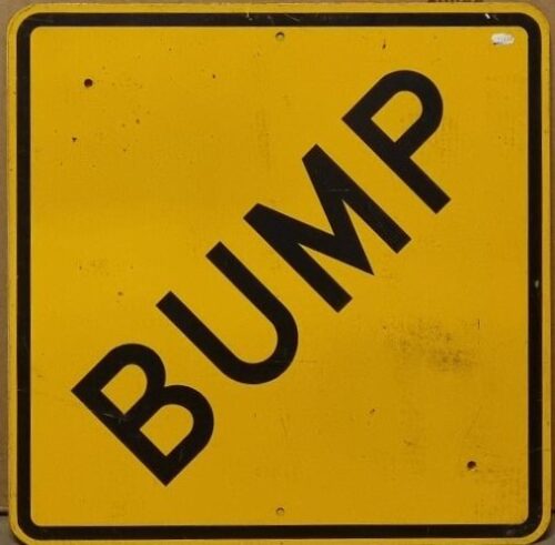 Verkehrsschild USA Bump