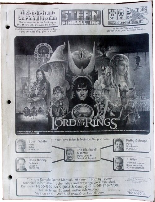 Schema 'Lord of the Rings'