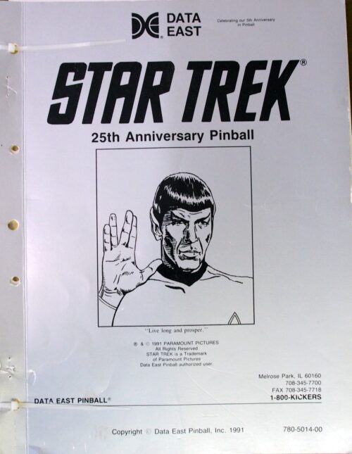 Schema 'Star Trek - 25th Anniversary Pinball'