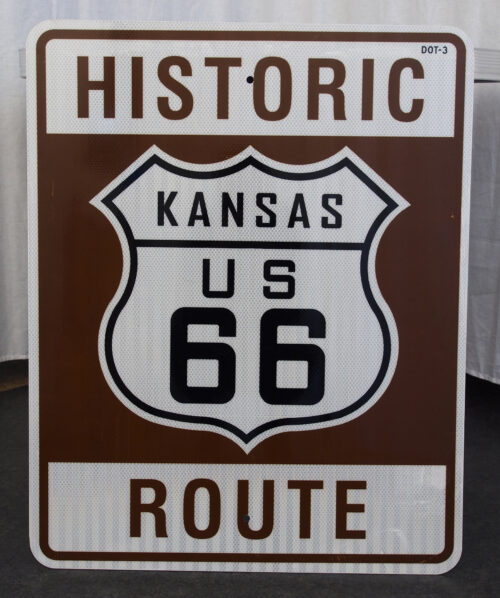 Route 66 KANSAS panneau de signalisation USA neuf