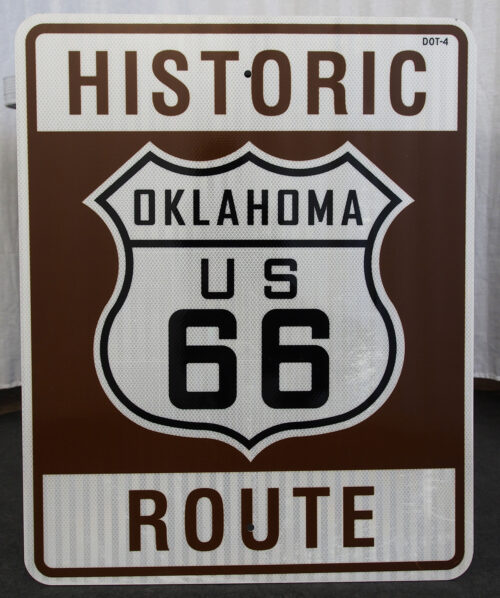 Route 66 OKLAHOMA panneau de circulation USA neuf