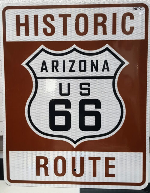 Route 66 ARIZONA panneau de signalisation USA neuf