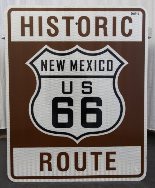 Route 66 NOUVEAU-MEXIQUE Panneau de signalisation USA neuf