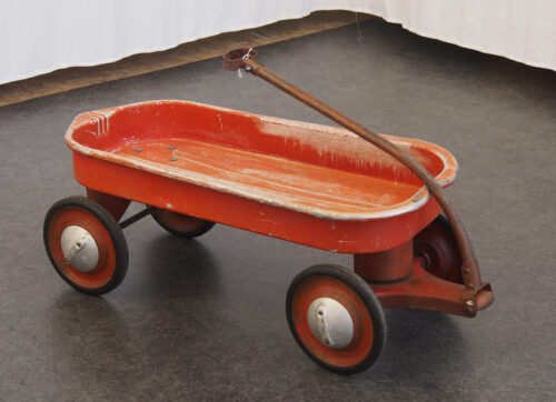 Leiterwagen rot