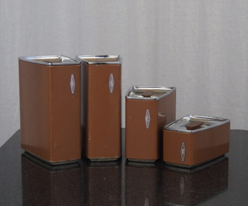 Set de 4 boîtes de rangement USA