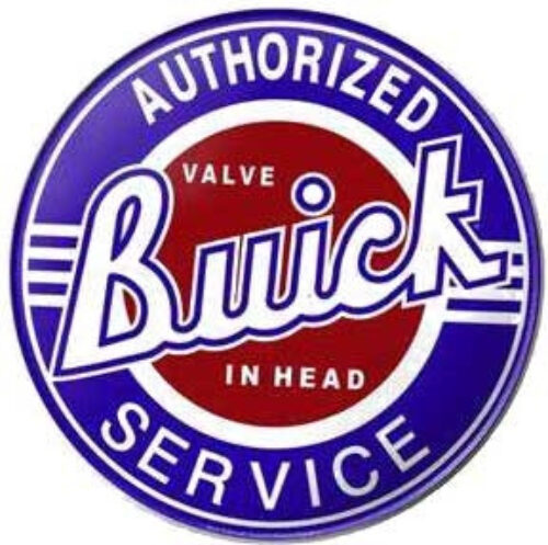 Blechschild 'Buick Authorized Service'