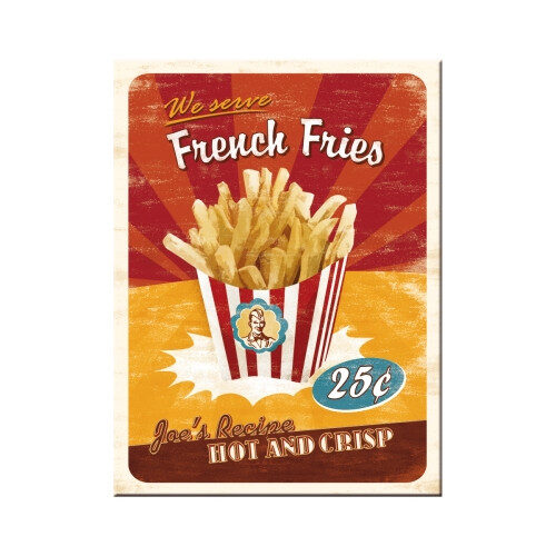 Aimant de réfrigérateur 'French Fries'