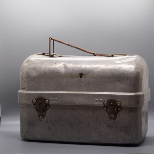 Lunchbox silber viereckig