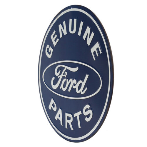Plaque en métal ronde 'Ford'